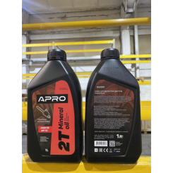 Олива для двотактних двигунів мінеральна 1л APRO