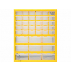 Органайзер модульний VOREL, 39 шуфляд, 30- 150x52x30 мм, 9- 150x112x60 мм, габар.- 48х 38х 16 см [4]