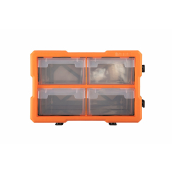 Органайзер набірний MASTERTOOL "ТЕТРІС" 4 висувні секції 12" (295х195х160 мм) 79-3104