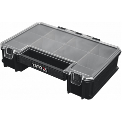 Органайзер з 6 знімними перегородками YATO, 257x 180x 66 мм, 3N до модуля S12