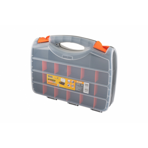 Органайзер з ручкою двосторонній MASTERTOOL 30 секцій 15" (380х290х80 мм) 79-3130