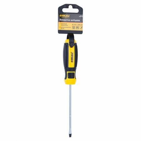 Викрутка шліцева SL 4.0×100мм CrV Mega Sigma (4009181)