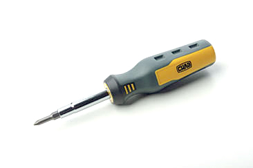 Викрутка універсальна CrV "Перекрут" (4 насадки) СИЛА