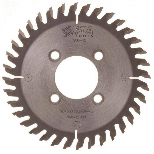 PDA.Пила D=125 F=20 Z=36 K/P=4,0/2,8 NS PH: 3x4,5(фаска 45)x35 + 3x4,5(фаска 45)x35 SCM