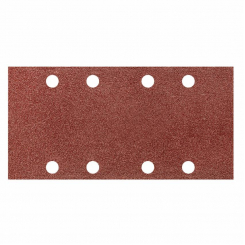 Папір наждачний на липучці з отворами 93 x 185 мм, K60, 5 шт
