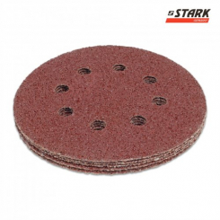 Папір шліфувальний Stark D125 мм 8 отворів з. 40  5 шт.