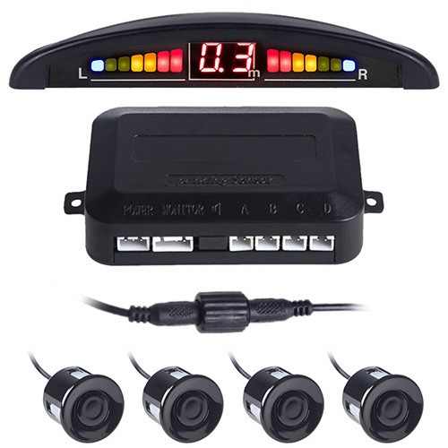 Паркувальна система Pulso LP-10140/LED/4 датчики D=22мм/конектор/black PULSO