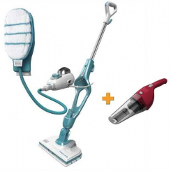 Щітка парова та пароочисник пилосос NVB115WA у подарунок BLACK DECKER FSMH13101SM NVB115WA