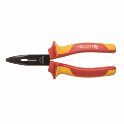 Пасатижі (плоскогубці) ізольовані подовжені з полукруглими вигнутими губками, 1000 V HOEGERT 200 HT1P923