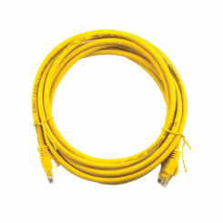 Патч-корд литий UTP RJ45 кат. 5Е 1 м (жовтий)