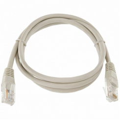 Патч-корд літій UTP RJ45 кат. 5Е 1.5 м (сірий)