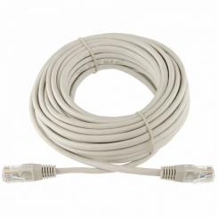 Патч-корд літій UTP RJ45 кат. 5Е 10 м (сірий)