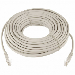 Патч-корд літій UTP RJ45 кат. 5Е 20 м (сірий)