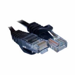 Патчкорд Gear CAT5E UTP 24 AWG 10м, чорний