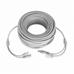 Патчкорд комбінований по кручений парі GreenVision GV-RJ-45+DC-20M