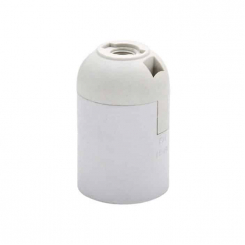 Патрон пластиковий Е27 білий