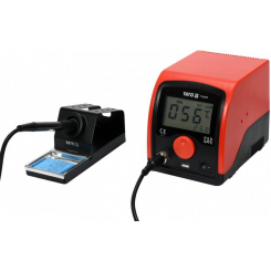 Паяльна станція мережева YATO; Р = 75 Вт, t ° = 200-480 ° С, жало тип 900М, LCD табло з USB зарядкою