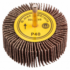 Пелюсткові круги з хвостовиком, 80 x 30 мм, K40