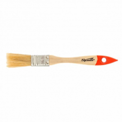 Пензель плоский Slimline 3/4" (20 мм), натуральна щетина, дерев'яна ручка, SPARTA