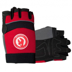 Рукавичка з мікрофібри без пальців із вставками зі спандексу та неопрену, 9" INTERTOOL SP-0142