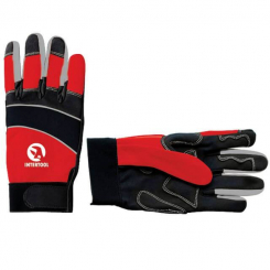 Рукавиці з мікрофібри зі вставками спандексу та неопрену, еластичний манжет на липучці, 9" INTERTOOL SP-0141