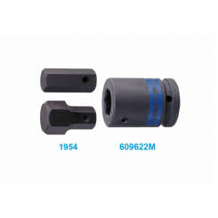 Перехідник ударний 3/4">22 мм, з гвинтовим фіксатором