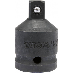 Перехідник ударний YATO із квадром. F=3/4" на квадр. М=1/2", l=55 мм [12/48], шт