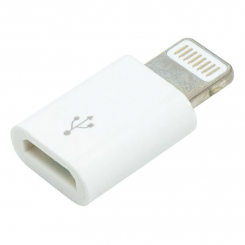 Перехідник PowerPlant micro USB (F) - Lightning (M)