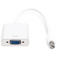 Перехідник PowerPlant mini DisplayPort (Thunderbolt) (M) – VGA (F), 0.15 м