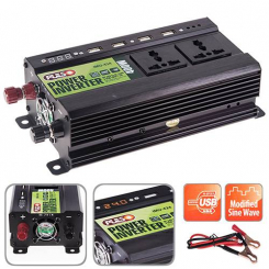 Перетворення. напруги PULSO/IMU-424/12V-220V/420W/USB-5VDC0.5A/мод.хвиля/клеми