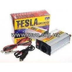 Перетворення. напруги TESLA ПН-22200/12V-220V/200W/USB-5VDC0.5A/мод.хвиля/прикурювач