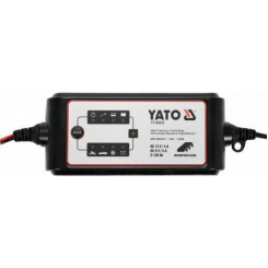 Перетворювач напруги YATO з мережі 230 AC в 6-12 В DC, для зарядки акумуляторів; 4А, 5-120 АГод
