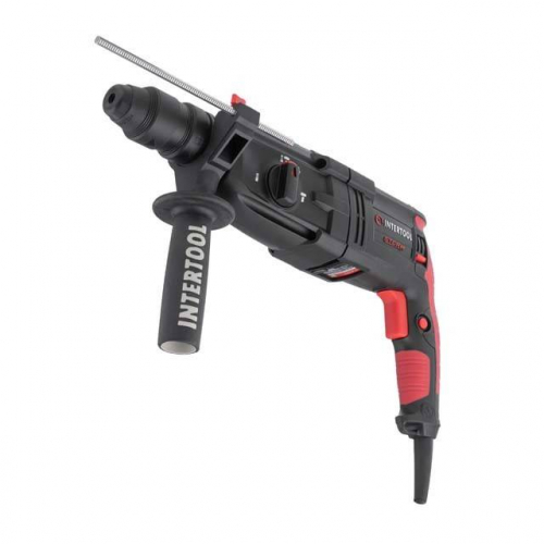 Перфоратор 1000 Вт, 3,2 Дж, 0-1300 об/хв, 0-5100 уд./хв, знімний швидкозатискний патрон INTERTOOL WT-0171