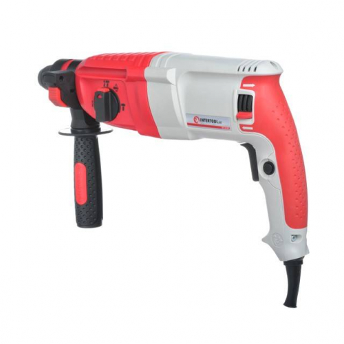 Перфоратор 850 Вт, 3,2 Дж, 0-900 об/хв, 0-4400 уд/хв, SDS plus INTERTOOL DT-0180