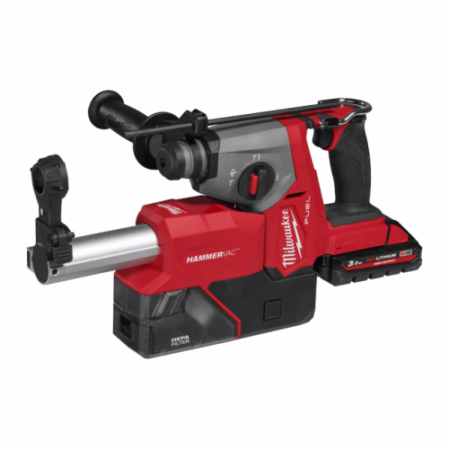 Перфоратор акумуляторний безщітковий SDS-PLUS MILWAUKEE M18FHACDDE-0C з пиловідвідом