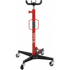 Підйомник коробок авто, гідравлічний YATO; навантаж. - 500 кг, h = 1140 - 1945 мм, на колесах
