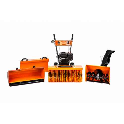 Підмітальна машина бенз. SW800E, 6к.с., ширина щітки 800мм, діаметр 345мм, 5вперед/2назад, електростарт