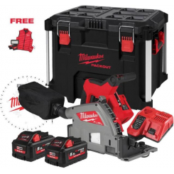 Пила дискова занурювальна акумуляторна безщіткова MILWAUKEE M18 FPS55MC-552P PACKOUT