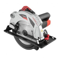 Пила дискова 2000 Вт, 5000 об/хв, кут 90-45°, глибина розпилу 85-56 мм, диск 235*30 мм, 40 зубів, лазер INTERTOOL WT-0623