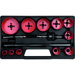 Кільцева пила універсальна YATO HSS M3, кпл. 15ін. Ø=19-76мм [5]