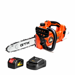 Пила ланцюгова акум. CS18/250BL, 18В, шина 10"/25см, +акум. 4Аг, зарядний пристрій