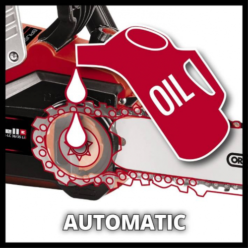 Пила ланцюгова акумуляторна X-Change, 36 В (без акумулятора), шина 350 мм, безщітковий двигун, 15 м/сек GE-LC 36/35 Li-Solo