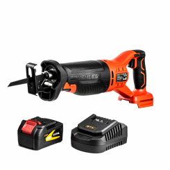 Пила шабельна акум. RS18/150BL 18В, 0-3000х/хв, дерево/кол.мет/сталь-150/22/10мм, +акум. 4Аг, зарядний пристрій