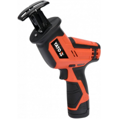 Пила шабельна акумуляторна YATO : Li-Ion 12 В, 2 Агод, хід полотна - 12.7 мм 2 полотна