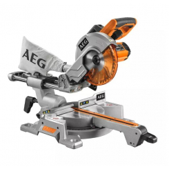 Пила торцювальна PS216L3 AEG, 1400Вт, 5000об/хв, Øкруга 216мм, глибина різу 65мм, 16,2кг