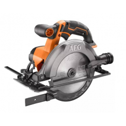 Пила циркулярна безщітк. BKS18C2-0 AEG, 18В, 3700об/хв, Ø165/20, 39,7мм/45°,57мм/90°,3,75кг