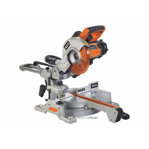 Пилка торцювальна PS216L AEG, 1500Вт, 5000об/хв, Ø кола 216 мм, глибина різу 65мм, 16,5 кг