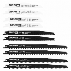 Пильне полотно для сабельной пилки, HCS / BIM, набір 10 шт.