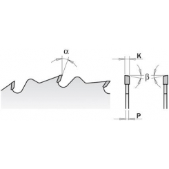 Пиляльний диск по дереву CMT HM 250x30x2, 8/1,8 Z = 24 (290.250.24M)