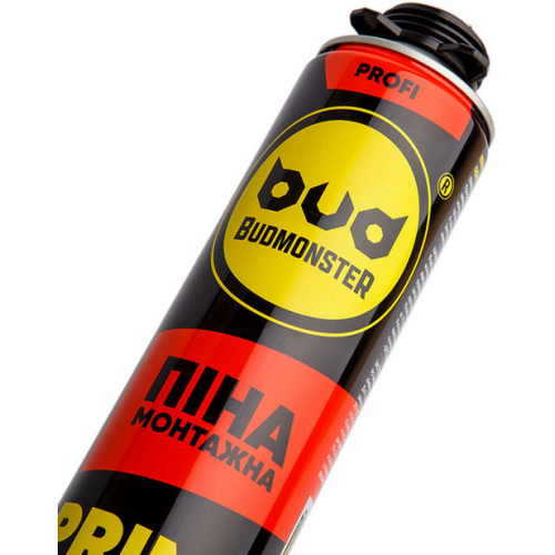 Піна професійна Budmonster Prime 65, 825 мл, 960 гр 1/12